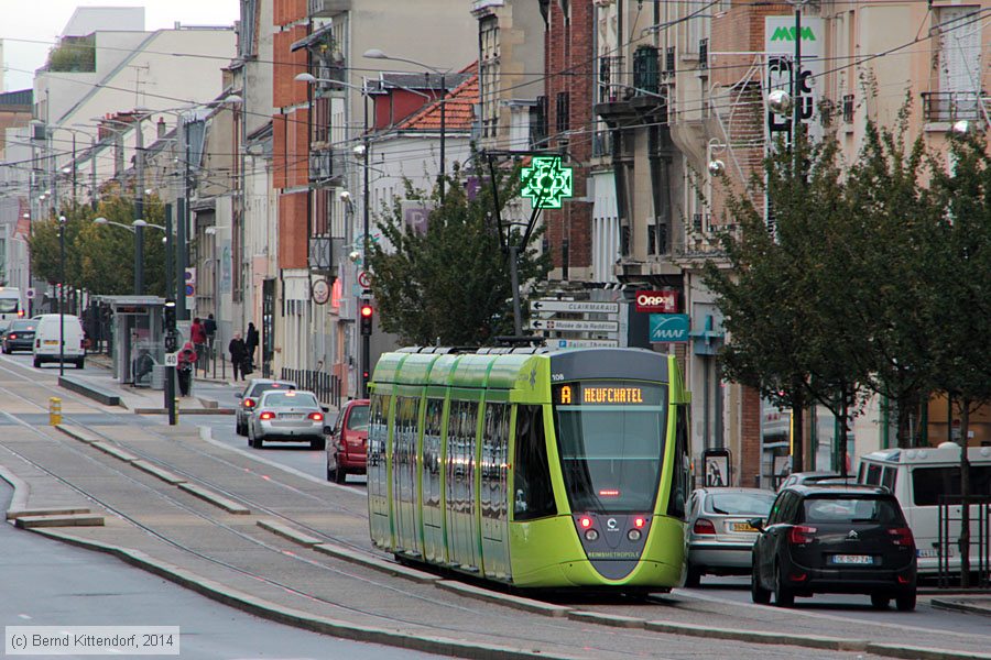 Stra&szlig;enbahn Reims - 108
/ Bild: reims108_bk1411070048.jpg