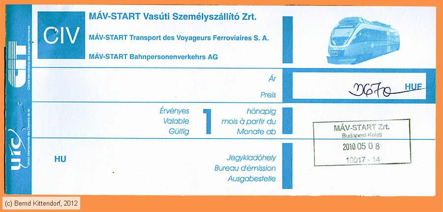 MÁV - Fahrschein
/ Bild: mav_fk20100508fka.jpg