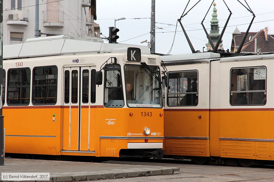 Budapest - Straßenbahn - 1343
/ Bild: budapest1343_bk1703010060.jpg