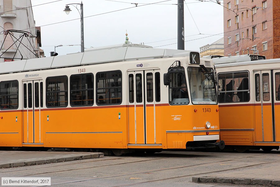 Budapest - Straßenbahn - 1343
/ Bild: budapest1343_bk1703010061.jpg