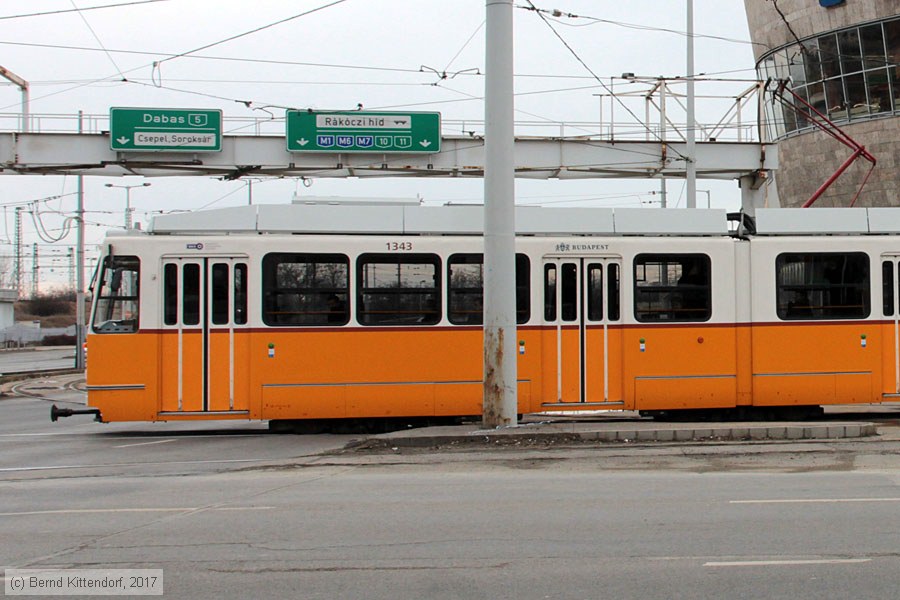 Budapest - Straßenbahn - 1343
/ Bild: budapest1343_bk1703010230.jpg