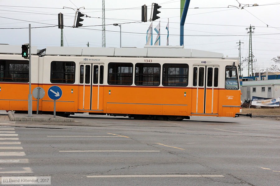 Budapest - Straßenbahn - 1343
/ Bild: budapest1343_bk1703010234.jpg