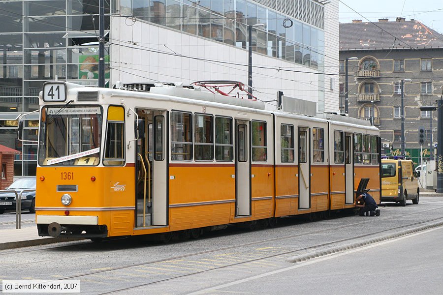 Budapest - Straßenbahn - 1361
/ Bild: budapest1361_bk0708090440.jpg