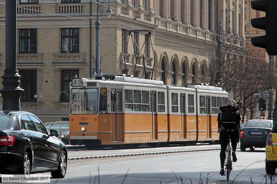 Budapest - Straßenbahn - 1363
/ Bild: budapest1363_bk1702280016.jpg