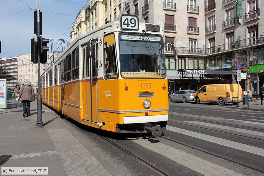 Budapest - Straßenbahn - 1363
/ Bild: budapest1363_bk1702280042.jpg