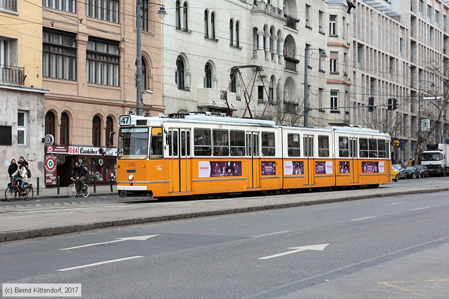 Budapest - Straßenbahn - 1366
/ Bild: budapest1366_bk1703010037.jpg