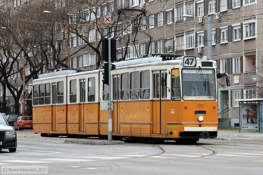 Budapest - Straßenbahn - 1357
/ Bild: budapest1357_bk1703010200.jpg