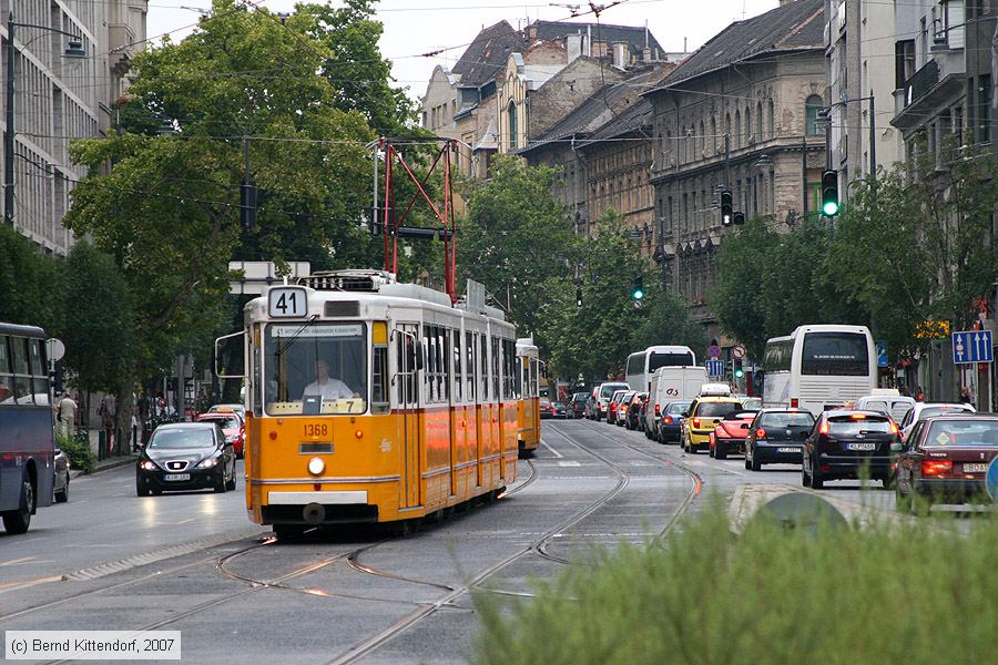 Budapest - Straßenbahn - 1368
/ Bild: budapest1368_bk0708090485.jpg