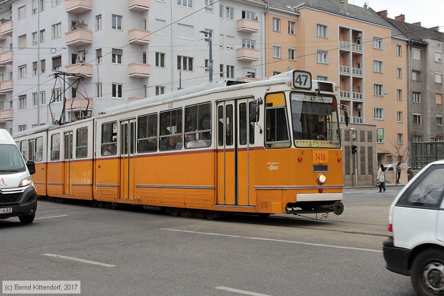 Budapest - Straßenbahn - 1418
/ Bild: budapest1418_bk1702270247.jpg
