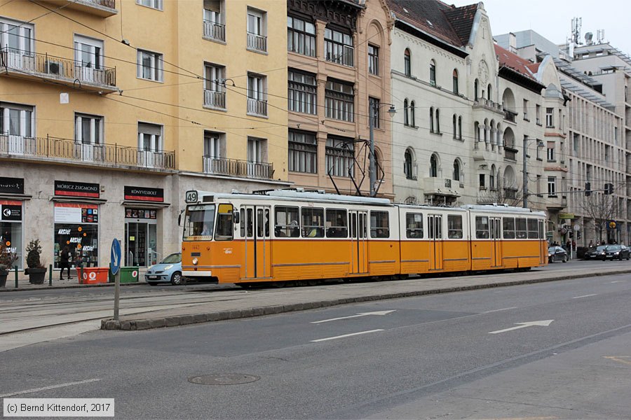 Budapest - Straßenbahn - 1443
/ Bild: budapest1443_bk1703010058.jpg