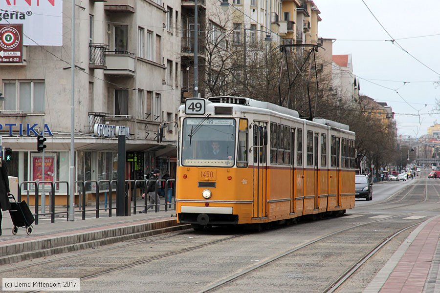 Budapest - Straßenbahn - 1450
/ Bild: budapest1450_bk1703010117.jpg
