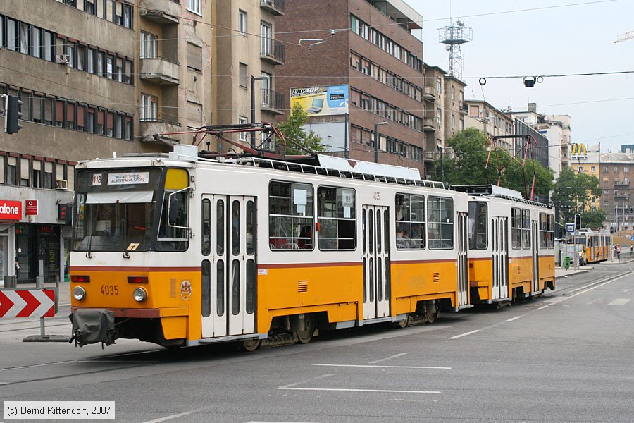 Budapest - Straßenbahn - 4035
/ Bild: budapest4035_bk0708090429.jpg