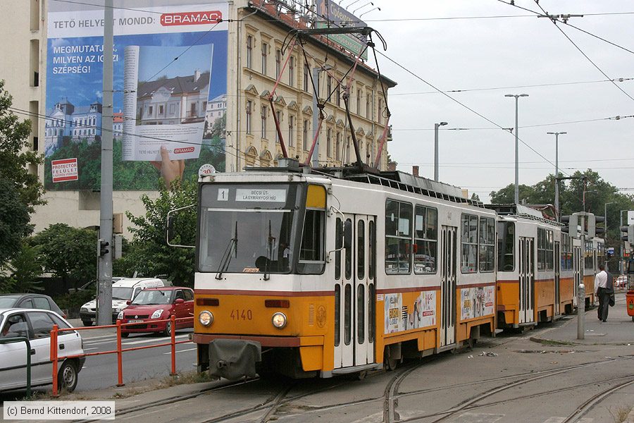 Budapest - Straßenbahn - 4140
/ Bild: budapest4140_bk0809180134.jpg