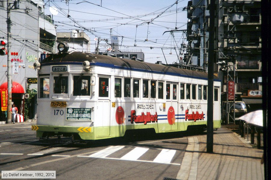Straßenbahn Ōsaka - Hankai-Tramway - 170
/ Bild: osaka170_dk096814a.jpg
