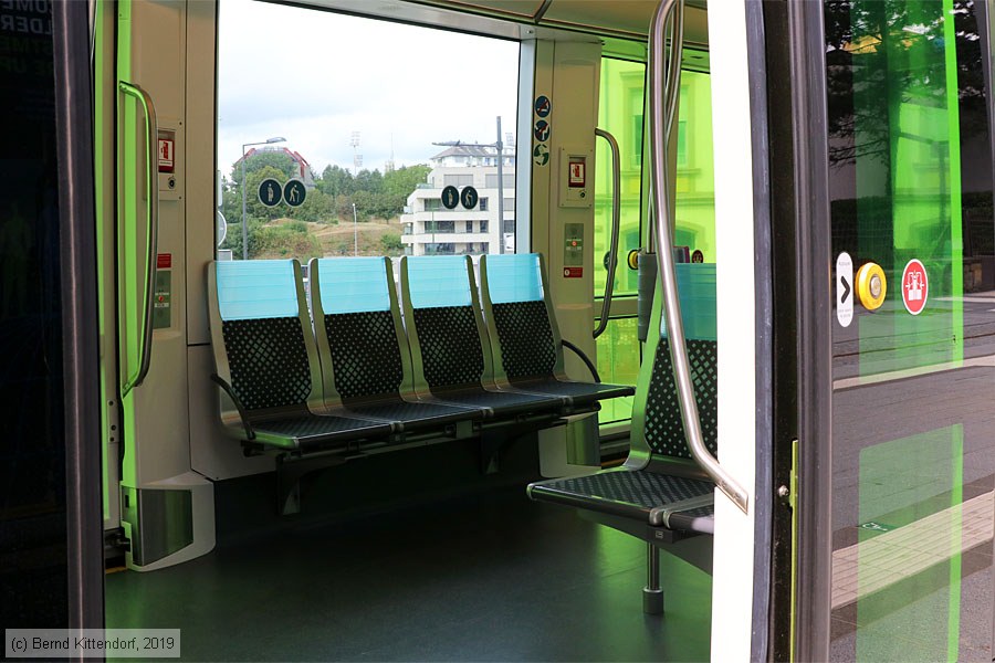 Straßenbahn Luxemburg - 105 - Innenansicht
/ Bild: luxemburg105_bk1907310092.jpg
