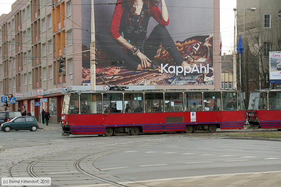 Straßenbahn Szczecin (Stettin) - 1031
/ Bild: szczecin1031_bk1003180740.jpg