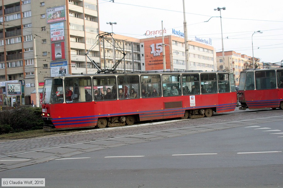 Straßenbahn Szczecin (Stettin) - 734
/ Bild: szczecin734_cw1003180591.jpg