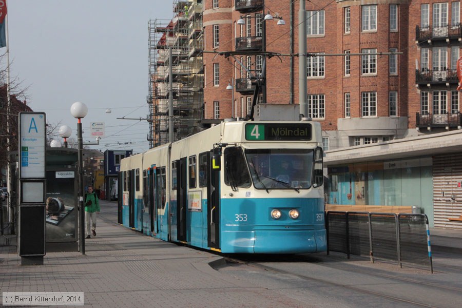Straßenbahn Göteborg - 353
/ Bild: goeteborg353_bk1402240544.jpg