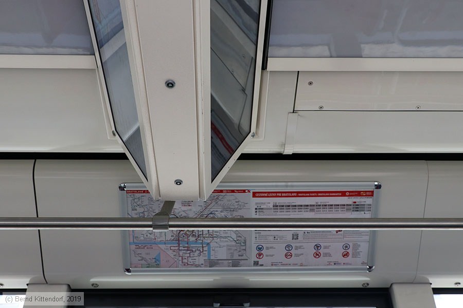 Straßenbahn Bratislava - 7414 - Innenansicht
/ Bild: bratislava7414_bk1907260159.jpg