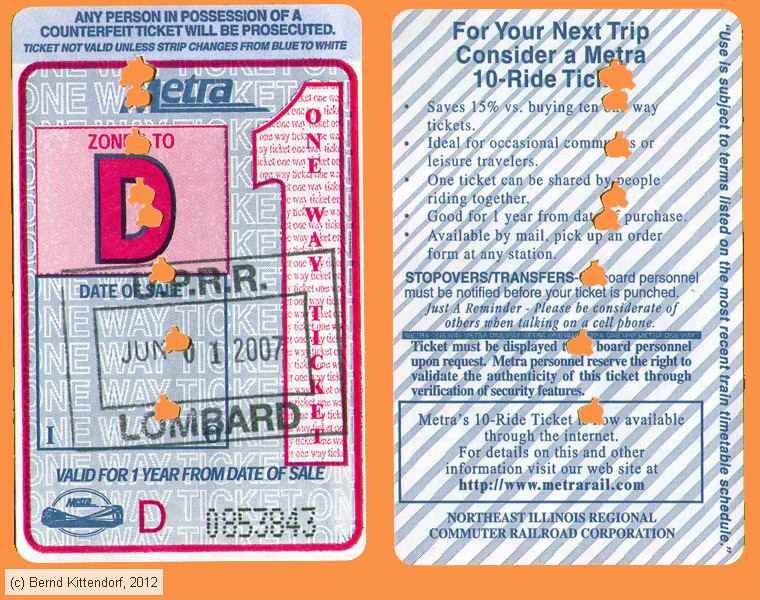 Metra - Fahrkarte
/ Bild: metra_fk20070601efkd.jpg Metra - Fahrkarte
/ Bild: metra_fk20070601efkd.jpg