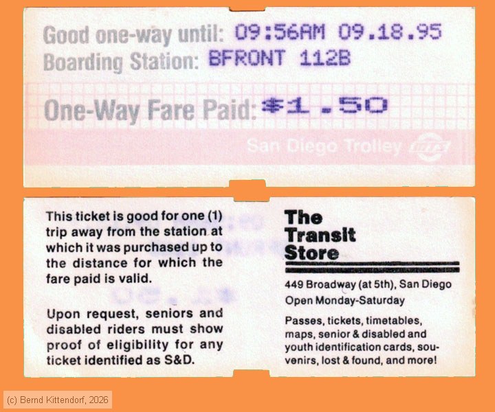 San Diego - Trolley - Fahrkarte
/ Bild: sandiego_fk19950918efk0956.jpg